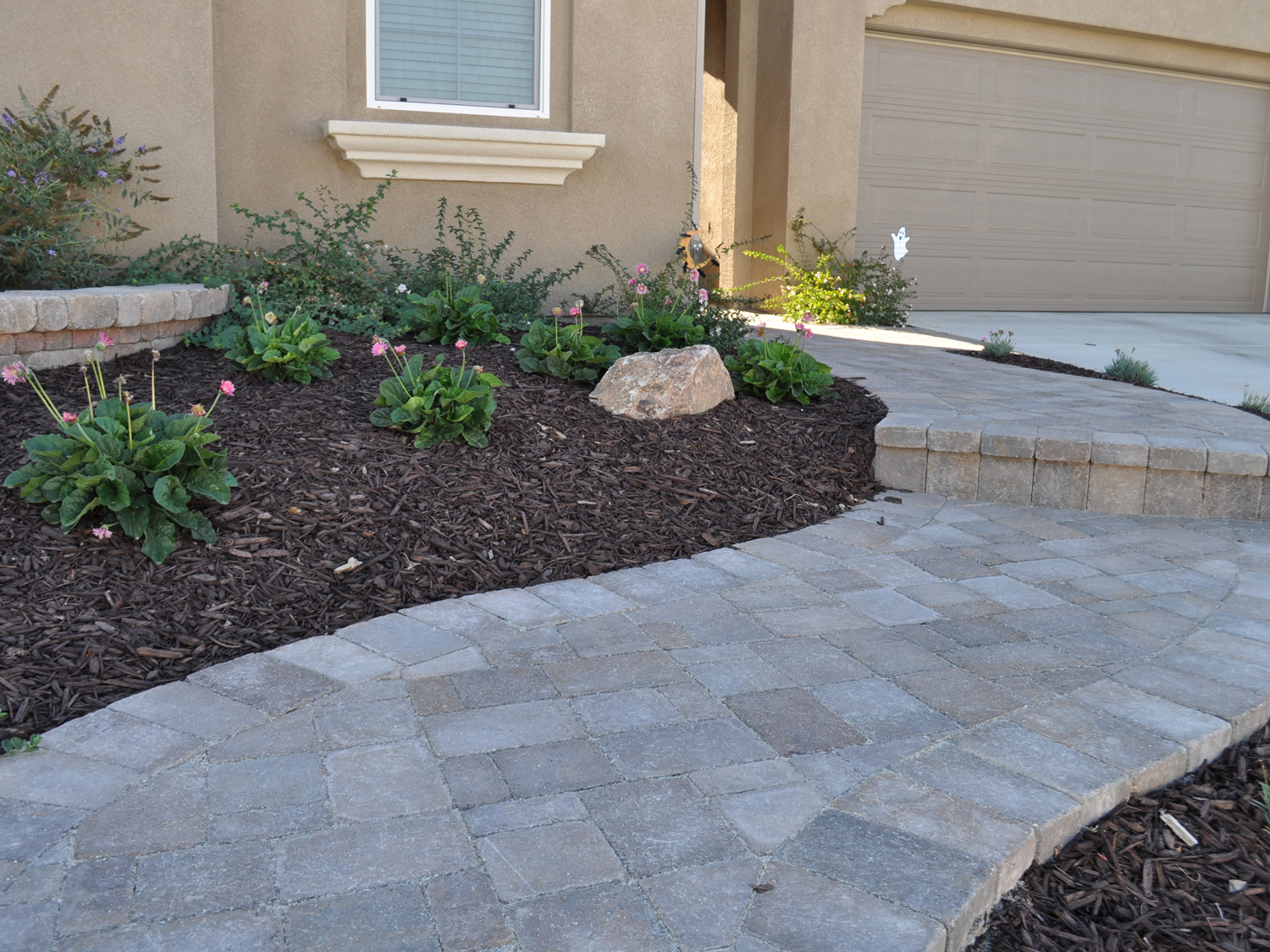 Paver stairs in Temecula McCabe's Landscape Construction