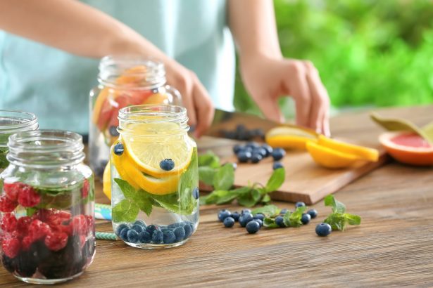 Fruit infused water