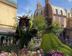 Flower Festival at Epcot 2021 - Beauty and the Beast Topiary