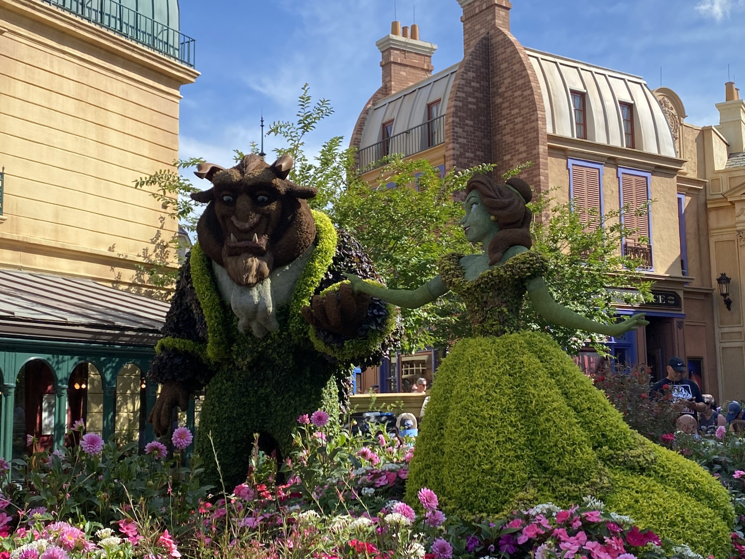 Flower Festival at Epcot 2021 - Beauty and the Beast Topiary