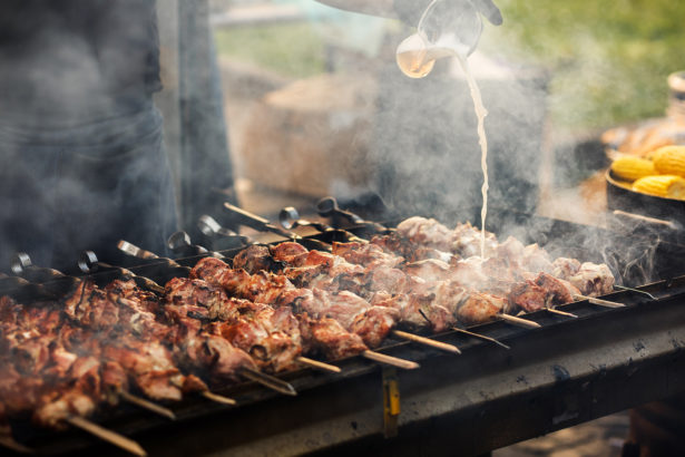 Outdoor barbeque grilling